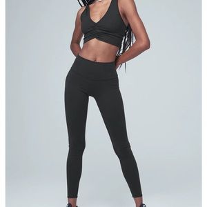 Alo 7/8 airbrush legging black size xxs